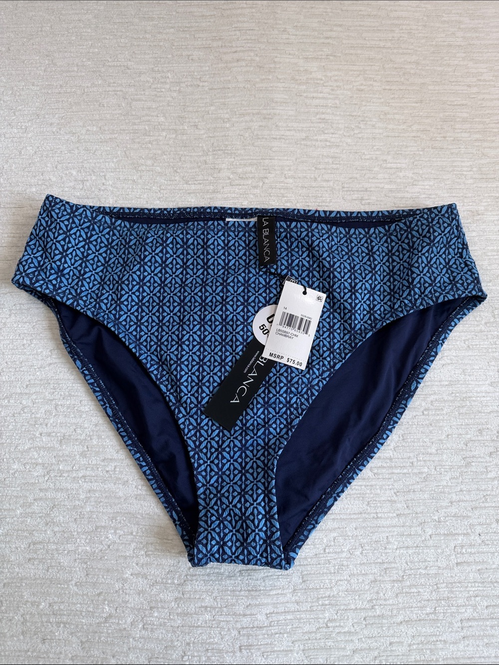 La Blanca Charmed Coast Mid-Rise Bikini Bottoms NWT